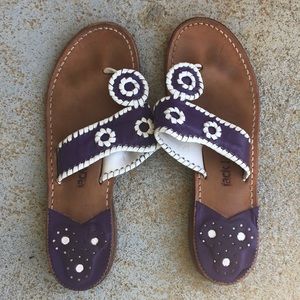 Jack Rogers sandals purple size 7